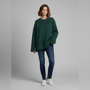 GAP 100% Cotton Oversized Sweater Forest Green Tunic XL - EXCELLENT